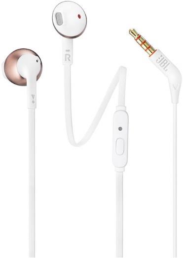 JBL Auricolari in-ear JBL T205 con cavo rose gold 